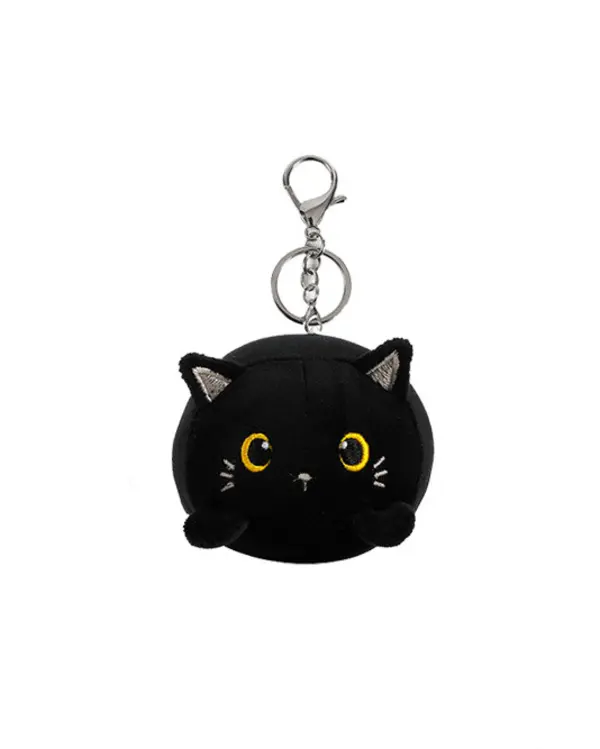 Plush Keychains Black Cat 