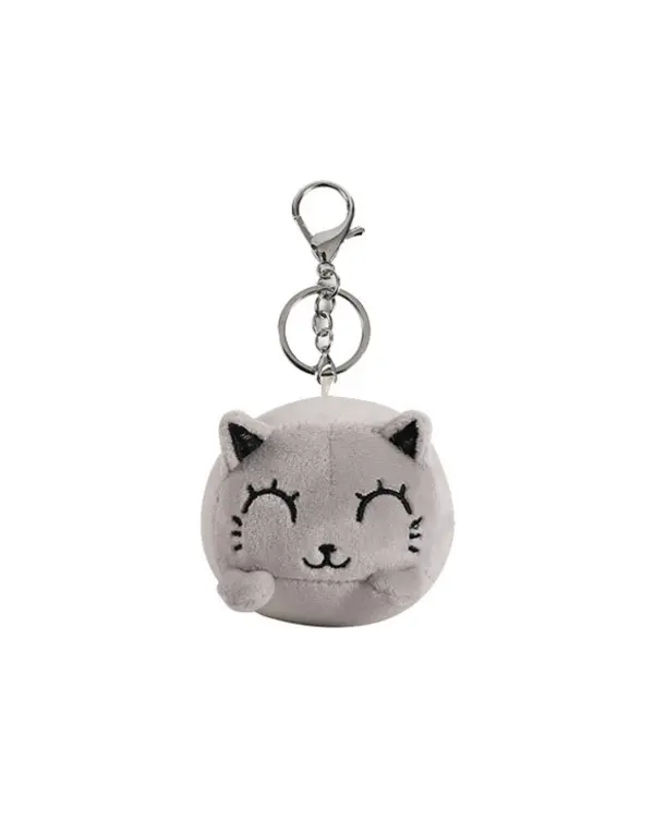 Plush Keychains Grey Cat 