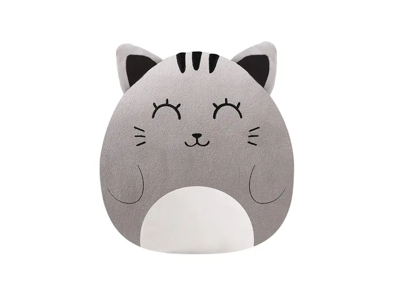 Vertical Pillow Grey Cat 