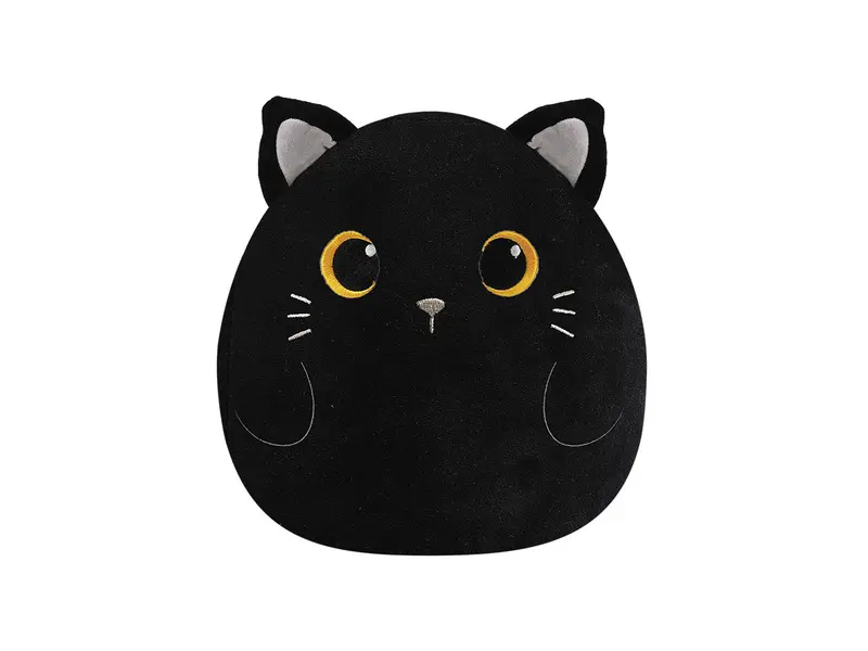 Vertical Pillow Black Cat 
