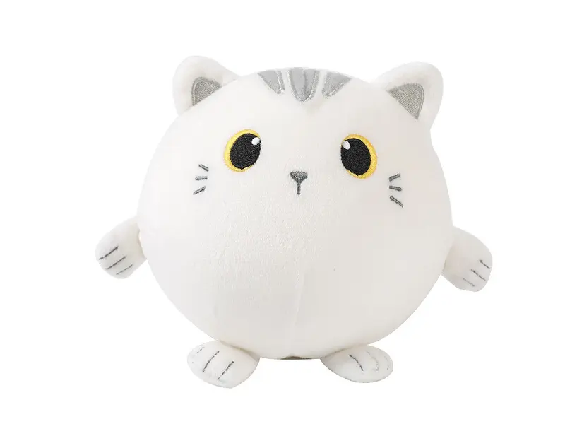 Squishy Pillow White Cat 