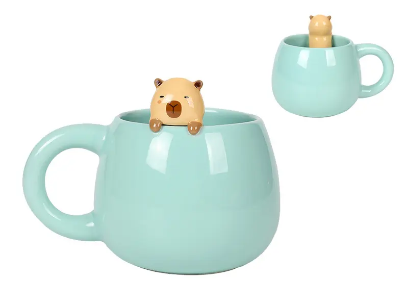 Ceramic Mug With Charm Capybara 