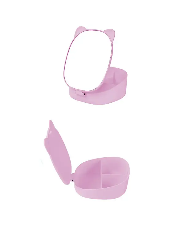 Foldable Make-Up Mirrors Purple  