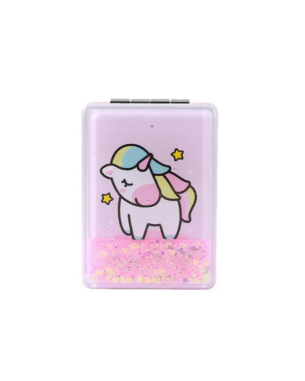 Pocket Mirror Pink Cat 