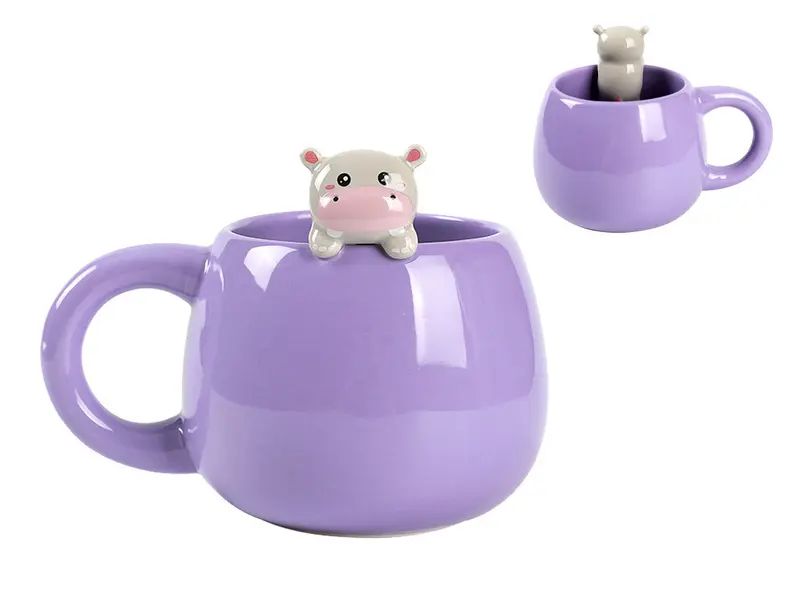 Ceramic Mug With Charm Hippo  Image