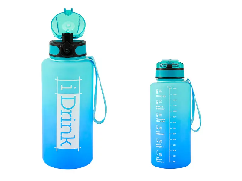 Tritan Bottle 1500 Ml Light Blue And Blue 