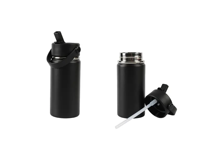 Thermal Bottle 400 Ml With Handle Black 