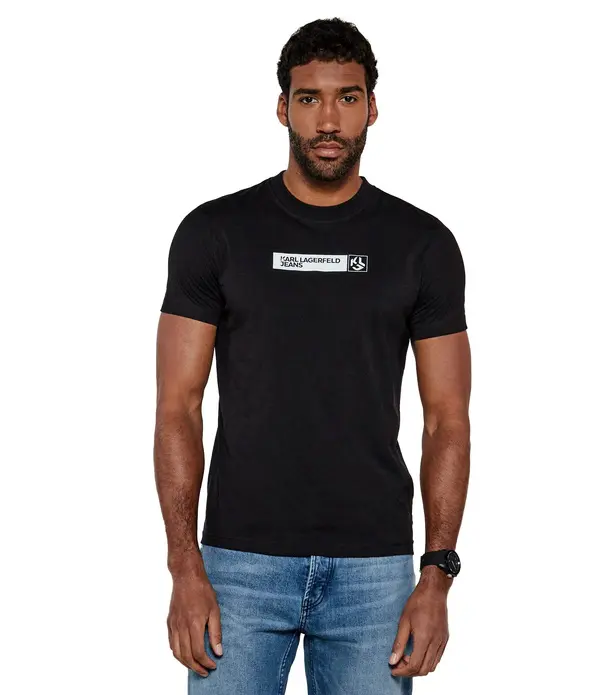 Slim Fit Linear Logo Graphic T-Shirt