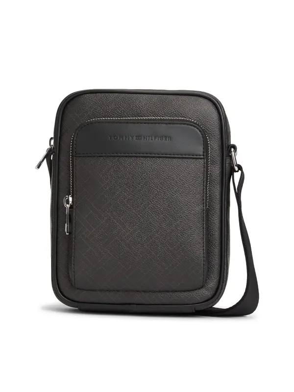 Hilfiger Flag Leather Crossbody Reporter Bag