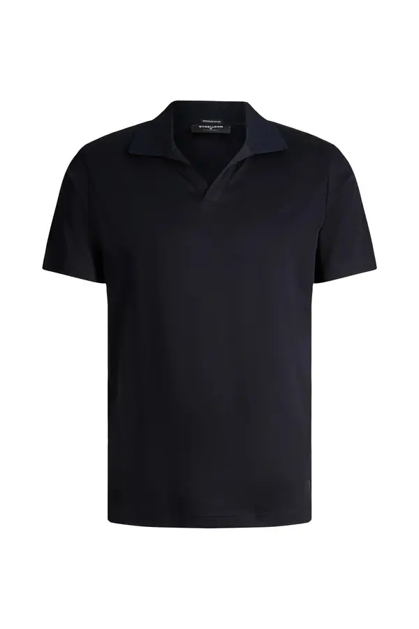 Regular Fit Short Sleeve Polo with Discreet Logo Print