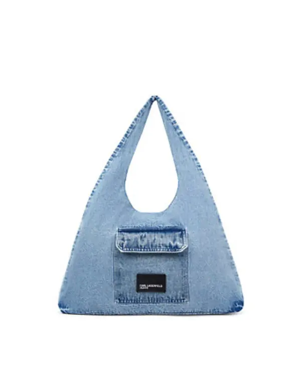 Monogram Canvas Denim Shoulder Bag Image