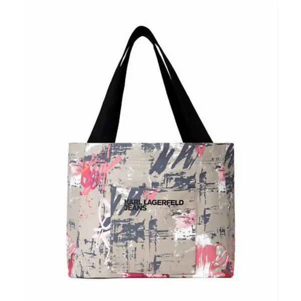 Reversible Monogram Shopper Tote Bag