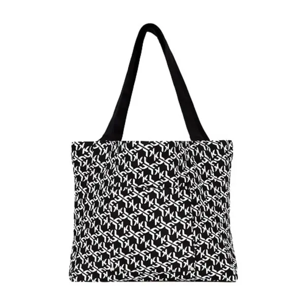 Reversible Monogram Denim Tote Bag