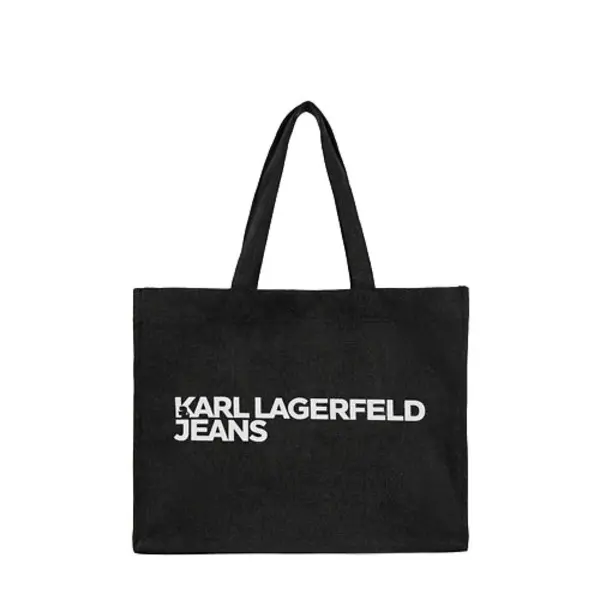 Essential Monogram Denim Tote Bag