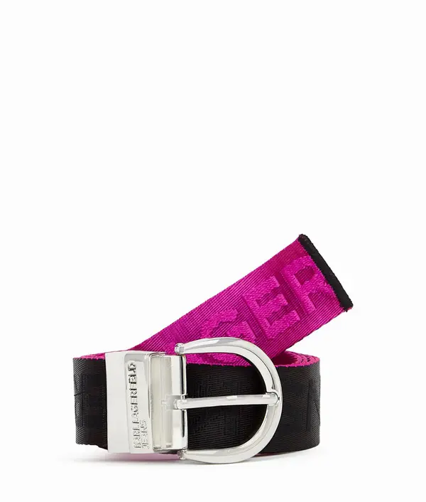 Monogram Reversible Webbing Belt