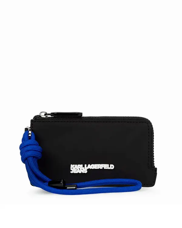Nylon Card Case With Cord