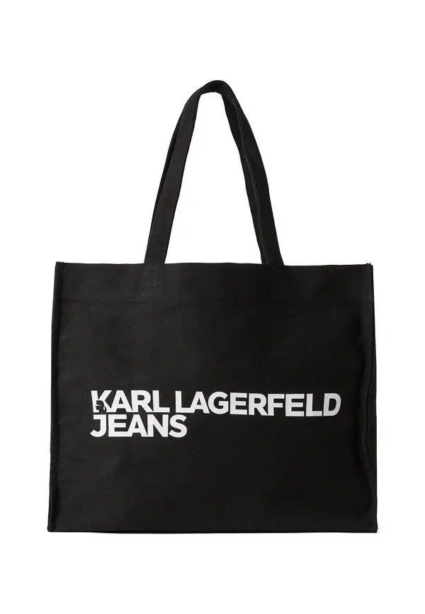 Large Canvas Logo Tote Bag