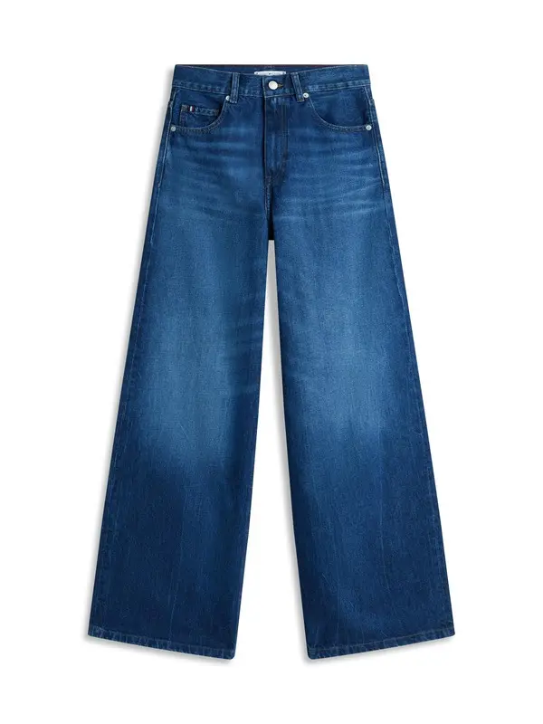 Loose Fit Wid Leg Denim Jeans Image