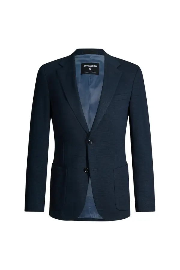 Slim Fit Classic Lapel Single Breasted Blazer Image