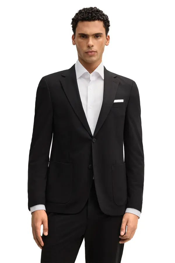 Slim Fit Suit Modular Blazer with Classic Lapel Image
