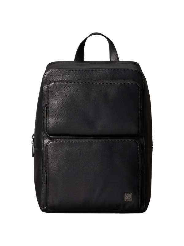 SaffianoLeatherEmblemLogoBackpack Bag