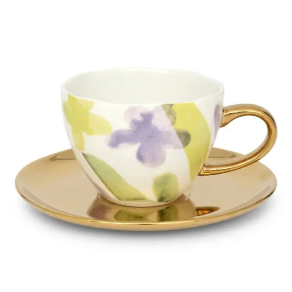  Good Morning Cup with Saucer - Cappuccino/Tea Kusha Image