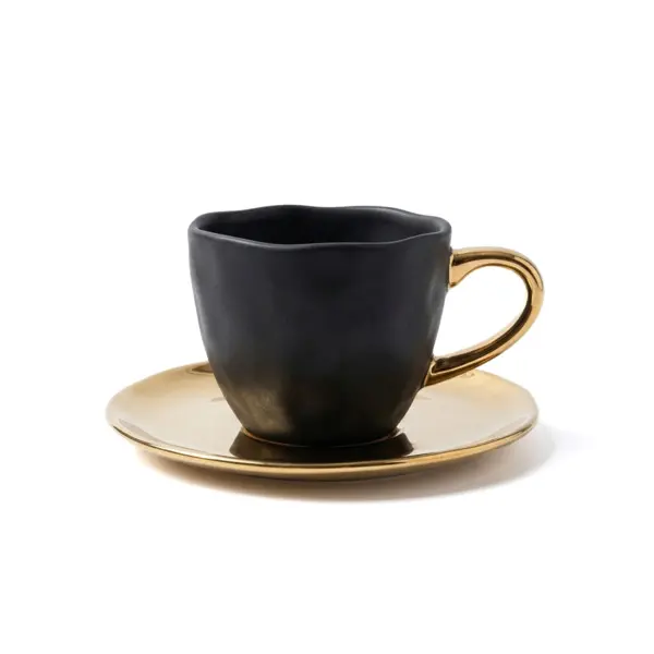  Good Morning Cup with Saucer - Espresso black Image