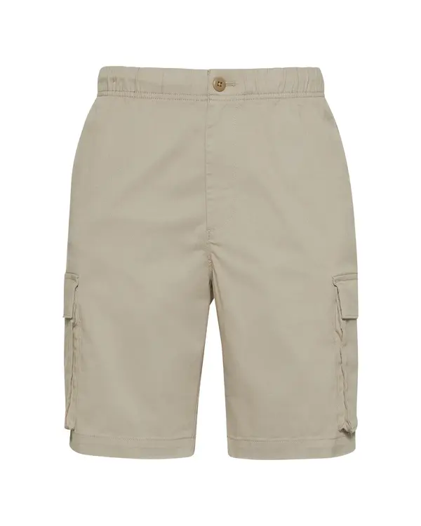 Cotton Pull-on Knee Length Cargo Shorts Image
