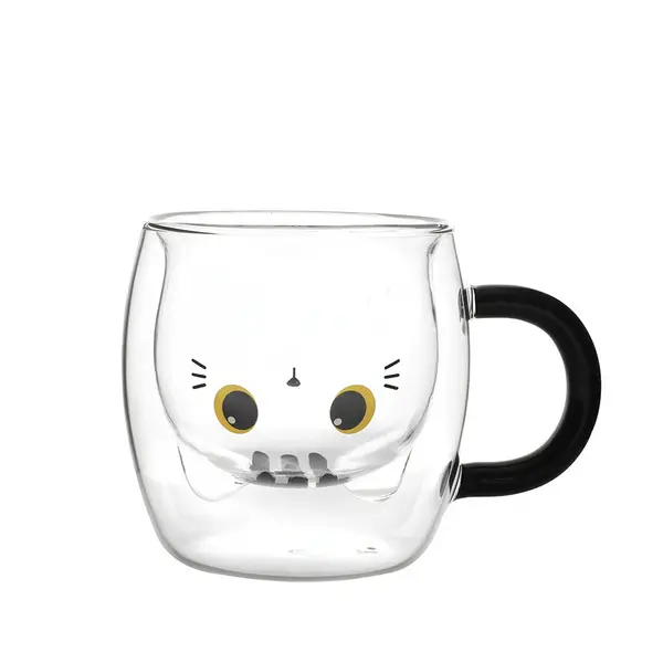 Latte Mug White Cat 