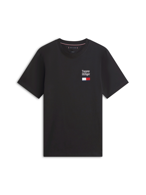 Logo Embroidery Jersey Crew Neck T-Shirt