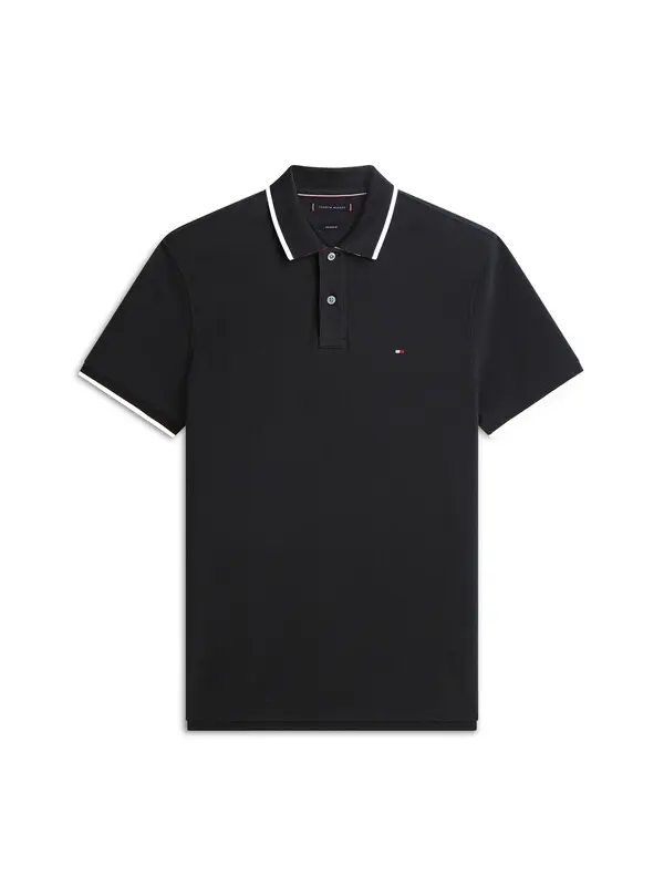 Regular Fit Tipped Cotton Piqué Polo Image