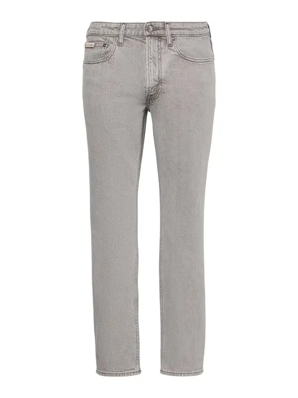 Stretch Denim Slim Leg Jeans