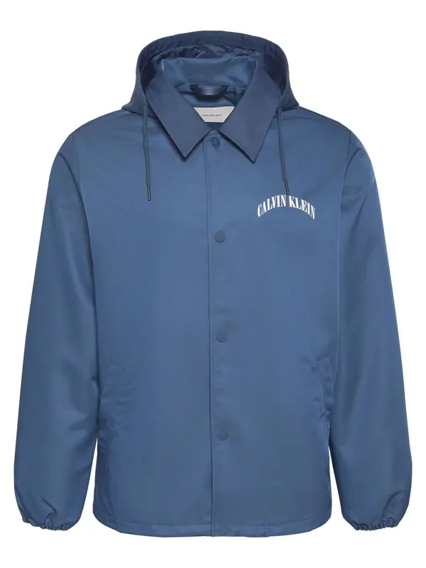 Arch Logo Lightweight Hooded Jacket Image