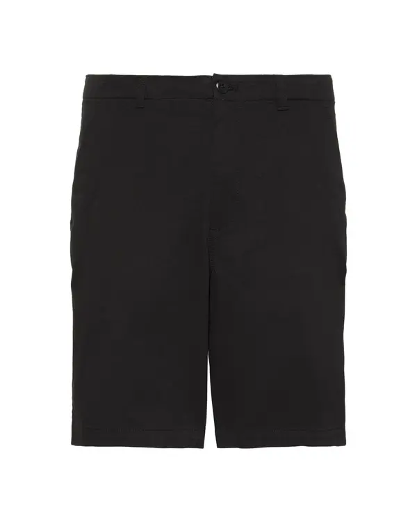 Stretch Cotton Twill Chino Shorts Image