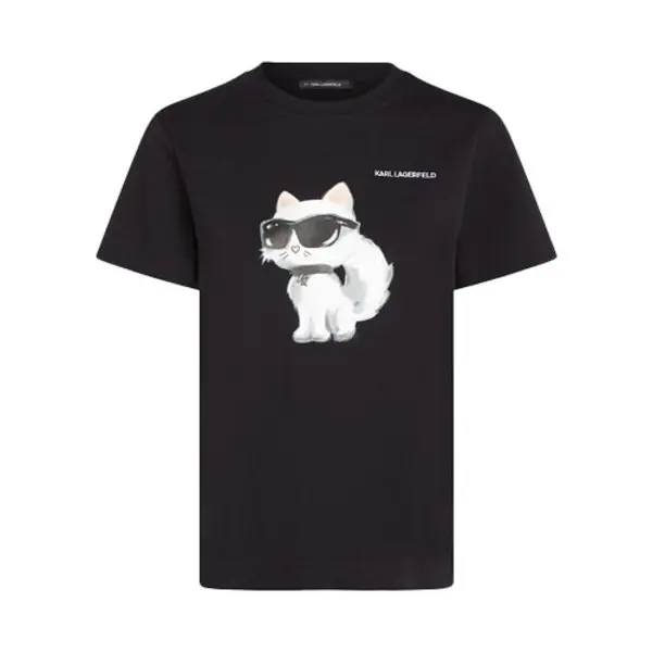 Ikon Choupette Aquarelle Short Sleeve T-shirt Image