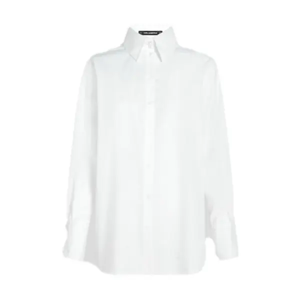Studded Back Long Sleeve Poplin Shirt Image