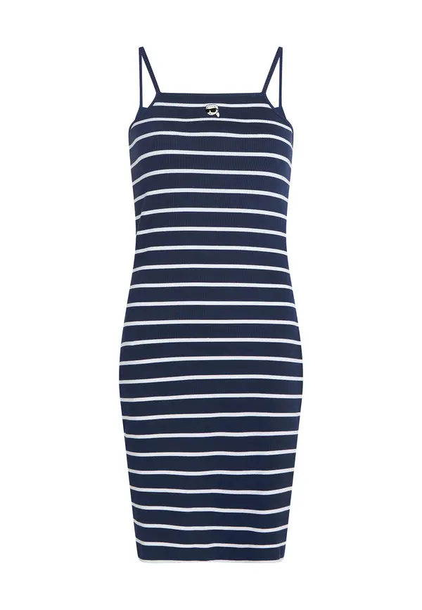Icon Striped Jersey Dress Image