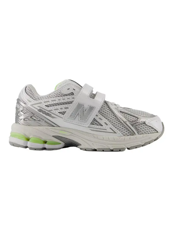 Kids Boys 1906 Metallic Silver&Electric Chuncky Sneakers with Strap