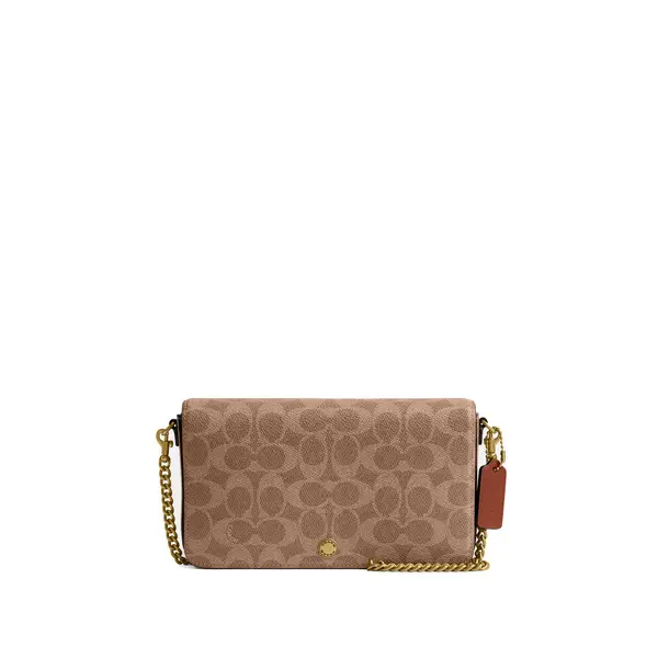 Mila Leather Crossbody Bag In Signature Canvas