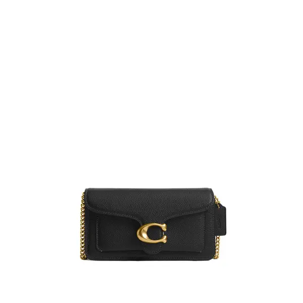 Tabby Chain Pebbled Leather Crossbody Bag 19