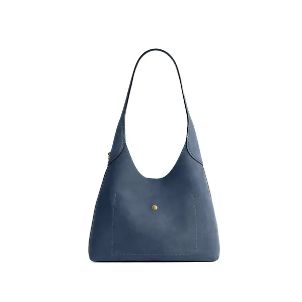 Brooklyn Suede & Grain Leather Shoulder Bag 28