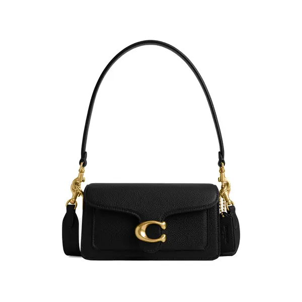Tabby Pebbled Leather Shoulder Bag 20