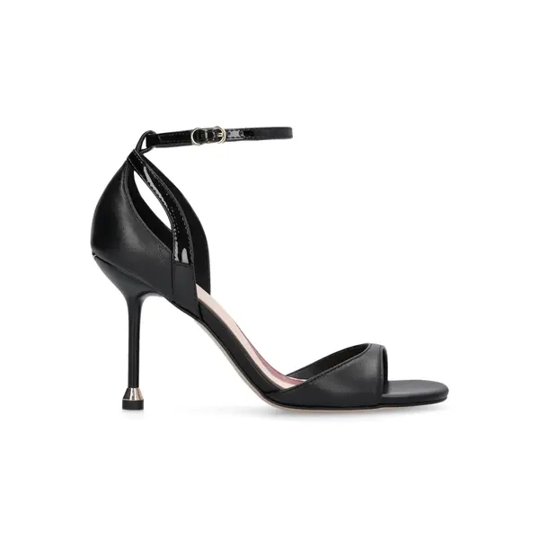 Leather Ankle-Strap Stiletto Sandals Image