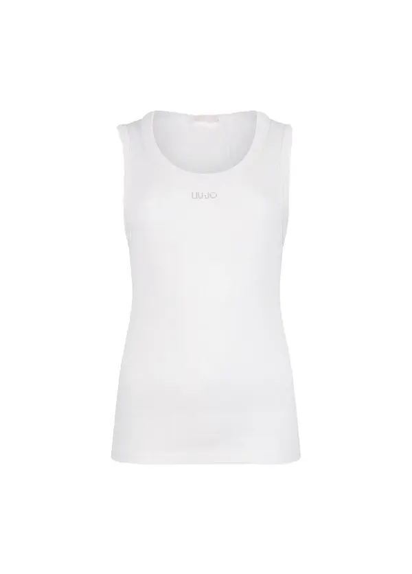 Sport Ribbed Cotton Tank Top 
