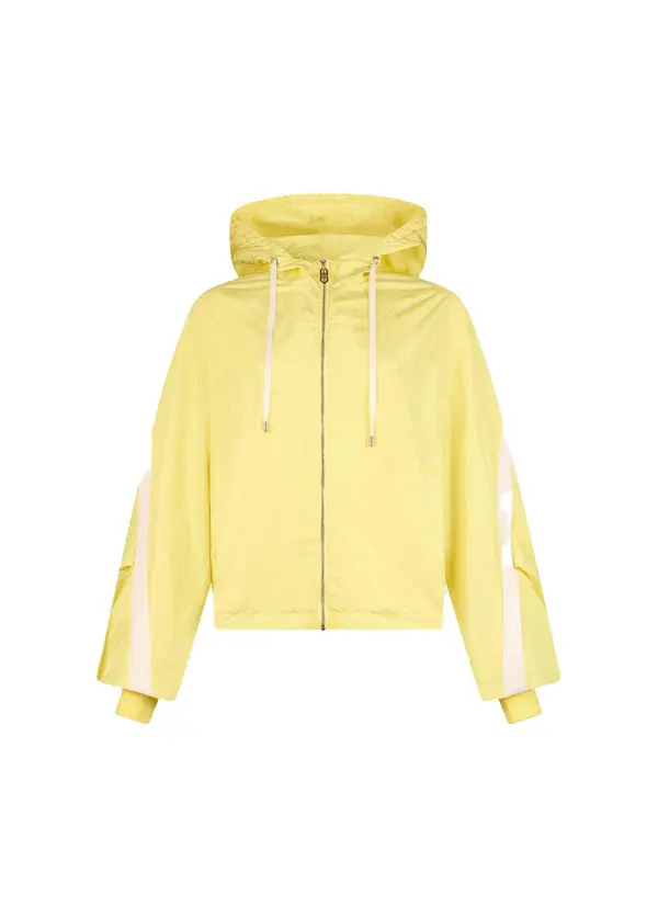 Sporty-chic Cropped Windbreaker