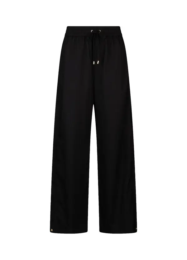 Wide Leg Trousers With Slit Details Image