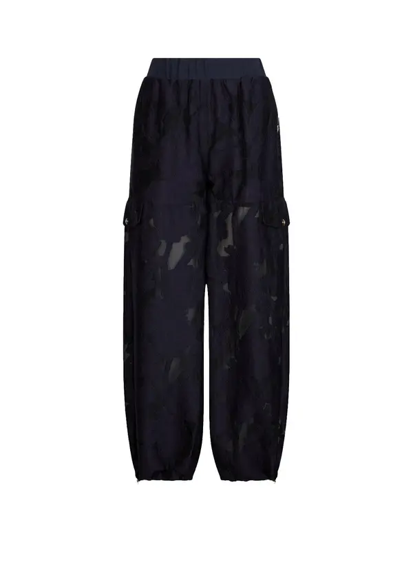 Organza Jacquard Wide Leg Trousers Image