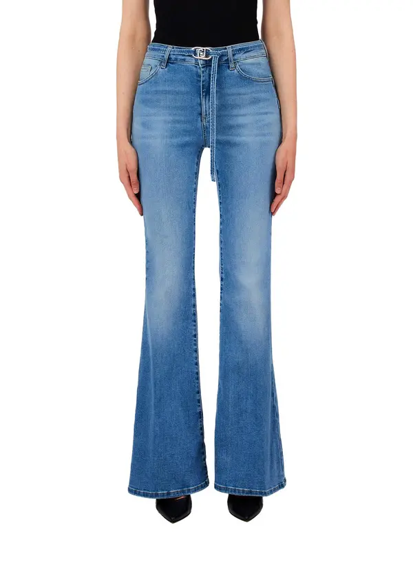 High-Rise Bootcut Jeans
