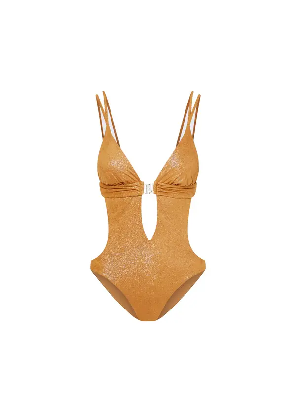 Iridescent One-Piece Swimsuit