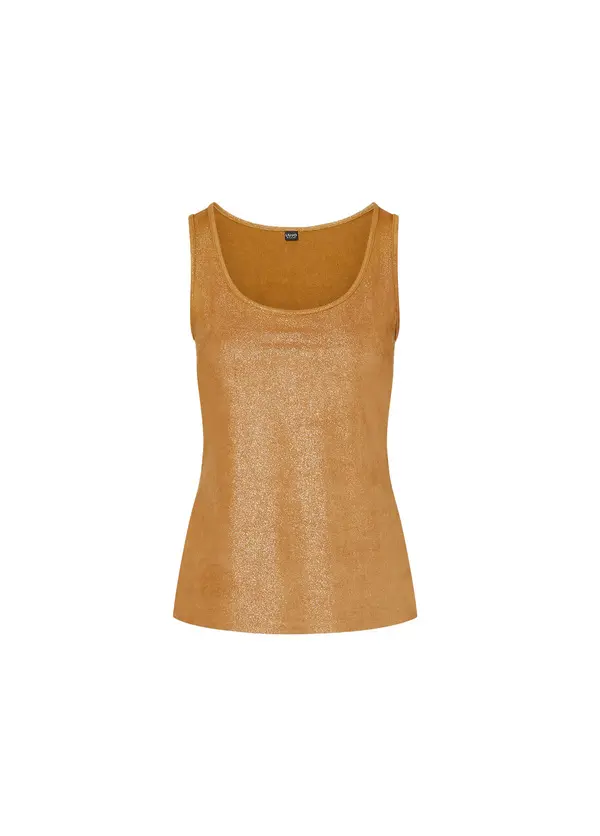 Iridescent Jersey Sleeveless Top